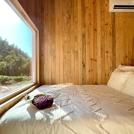 Nativo Natureza Pink Wood Cabin Cela  Extérieur photo