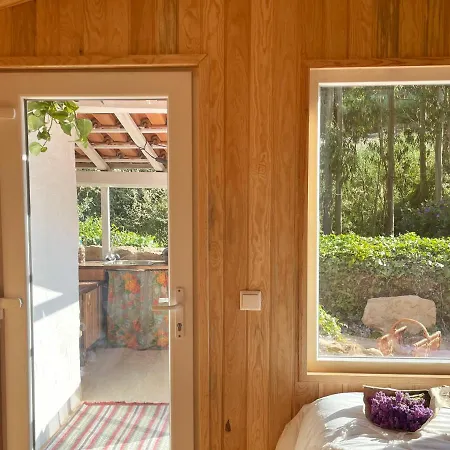 Nativo Natureza Pink Wood Cabin Cela  Extérieur photo