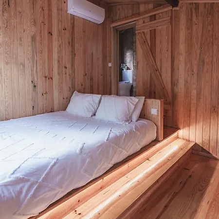 Nativo Natureza Pink Wood Cabin Cela  Extérieur photo